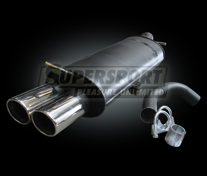 Supersport Endschalld&auml;mpfer VW Golf 4 1J 10/97- Limo (SU9510122-0)