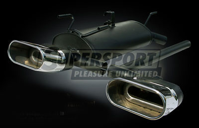 Supersport Endschalld&auml;mpfer DUPLEX OPEL Astra F Cabrio (SU9511464-0)