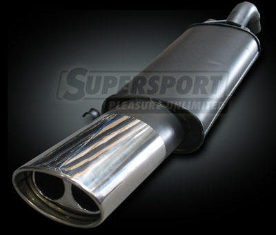 Supersport Endschalld&auml;mpfer VW Jetta 2 19E 8/83- Limo (SU951402J-0)