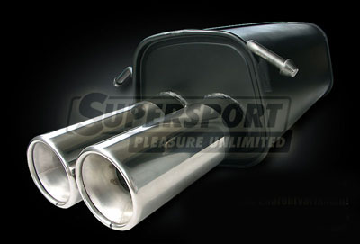 Supersport Endschalld&auml;mpfer MERCEDES C-Klasse Limo W203 (SU951607-0)