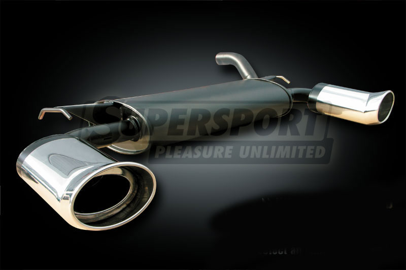 Supersport Endschalld&auml;mpfer DUPLEX HONDA Civic 11/95-01 (SU952612-0)