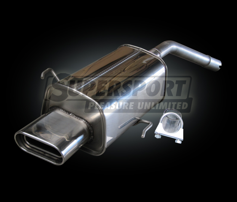 Supersport Edelstahl Endschalld&auml;mpfer ALFA 147 937 01- (SU970502-0)