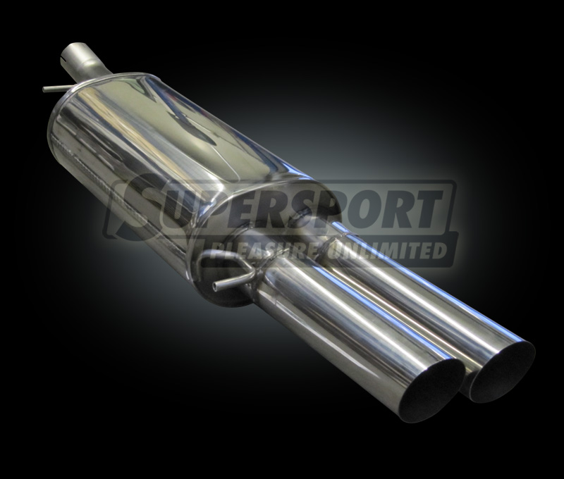 Supersport Edelstahl Endschalld&auml;mpfer VW Passat 3B 96- (SU971420-0)