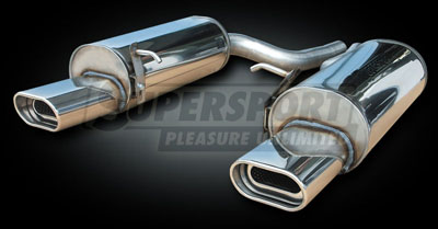 SUPERSPORT Edelstahl Endschalld&auml;mpfer Duplex VW Passat 3B 1/97- (SU9710174-0)