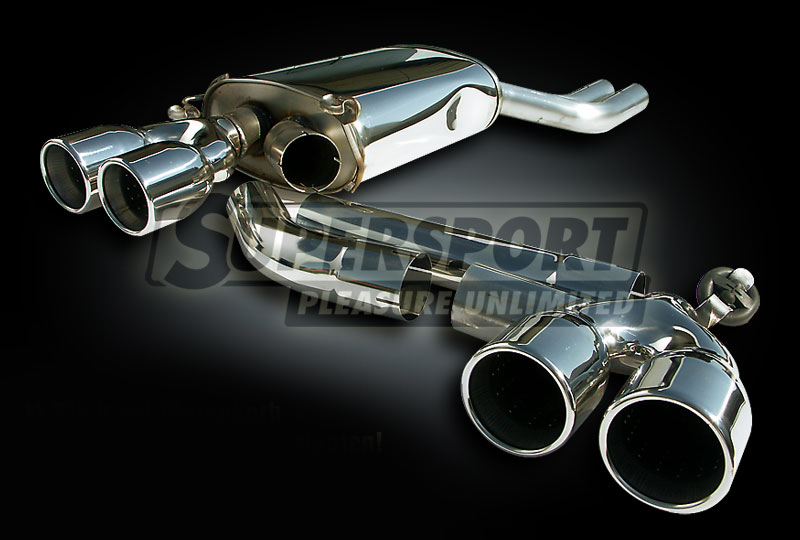 Supersport Edelstahl Endschalld&auml;mpfer DUPLEX AUDI A8 D2 (SU97101914-0)