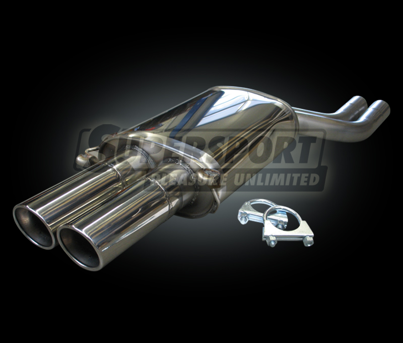 Supersport Edelstahl Endschalld&auml;mpfer AUDI A8 D2 3/94- (SU971019-0)