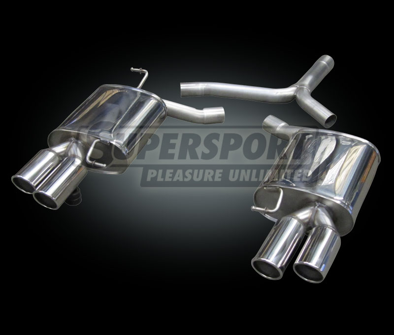 SUPERSPORT Edelstahl Duplex Endschalld&auml;mpfer AUDI A4 B8, Bj. 07- (SU9710504-0)