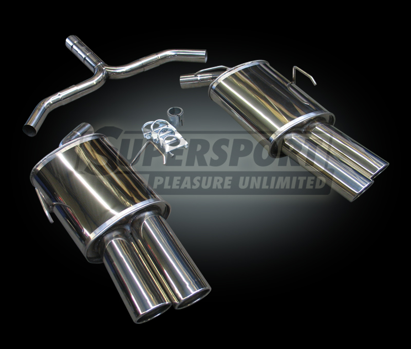 Supersport Edelstahl Endschalld&auml;mpfer Duplex Signum 03- (SU9711384-0)