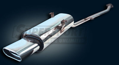 Supersport Edelstahl Endschalld&auml;mpfer 3er BMW E36 90-98 (SU971308-0)