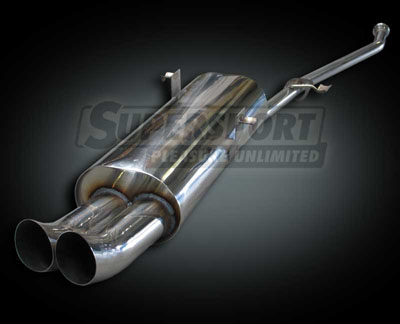 Supersport Edelstahl Endschalld&auml;mpfer BMW E30 11/82- (SU971303-0)