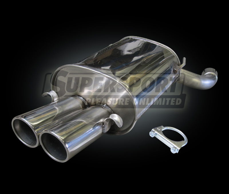 SUPERSPORT Edelstahl Endschalld&auml;mpfer 5er BMW E39 12/95- Limo (SU971330-0)