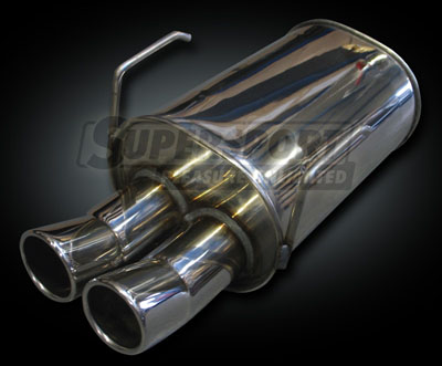 Supersport Edelstahl Endschalld&auml;mpfer HONDA Civic 95-01 (SU972611-0)