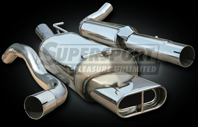 SUPERSPORT Edelstahl Auspuffanlage AUDI TT 8N Bj. 9/98- Frontantrieb WOW AKTION