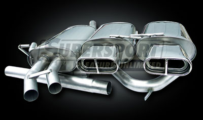 Supersport Edelstahl Auspuffanlage DUPLEX OPEL Signum (SU9811384-0 )