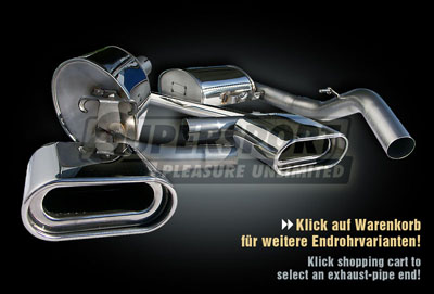Supersport Edelstahl DUPLEX Auspuffanlage OPEL Corsa C (SU98113414-0)