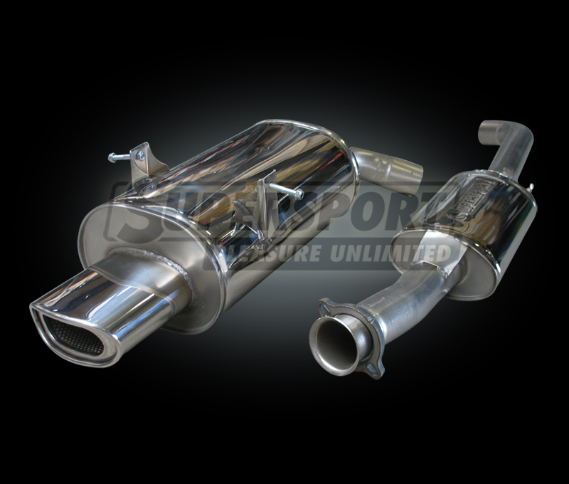 Supersport Edelstahl Auspuffanlage 3er BMW E36 3/93- (SU981312-0)