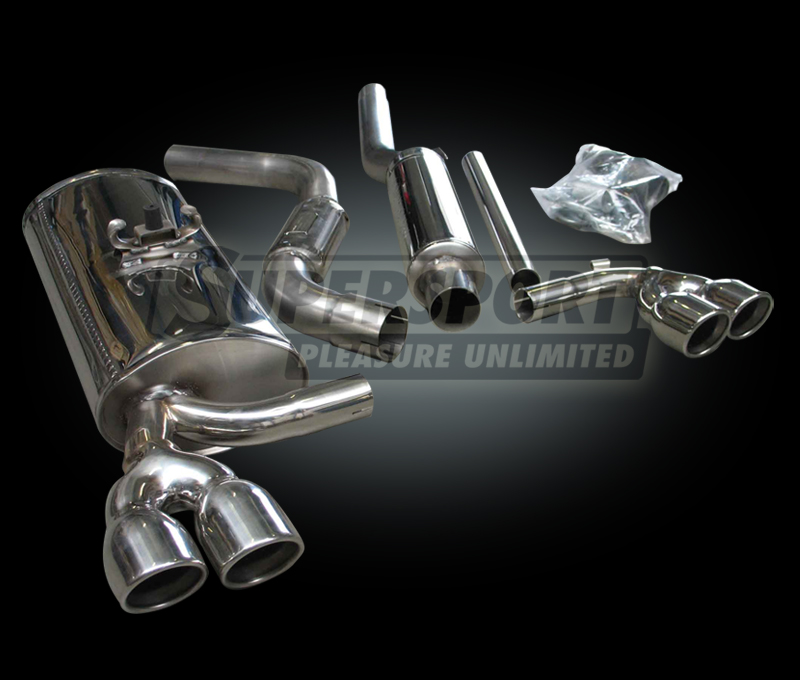 Supersport Edelstahl Auspuffanlage DUPLEX Polo 2,3 86,C (SU9814084-0)