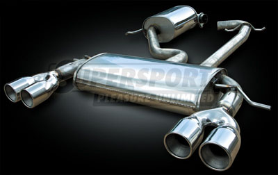 SUPERSPORT Edelstahl Duplex Auspuffanlage AUDI TT 8J, Bj. 06- (SU9810434-0)