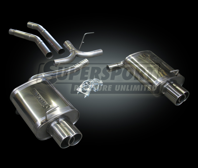 Supersport Edelstahl Auspuffanlage DUPLEX MAZDA 6 5/02- (SU9824124-0)